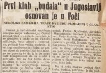 Први Клуб будала основан у Фочи